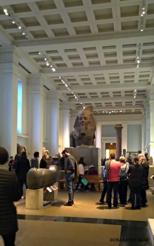 大英博物館内ラムセス二世